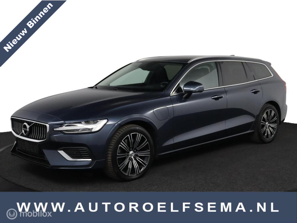 Volvo V60 2.0 T6 Recharge AWD Inscription Expression|Camera|, Auto's, Volvo, Automaat, Gebruikt, Euro 6, Blauw