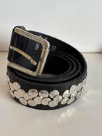 Pieces leren riem 85 cm met studs, Kleding | Dames, Riemen en Ceinturen, 80 tot 90 cm, 3 tot 5 cm, Ophalen of Verzenden, Zo goed als nieuw