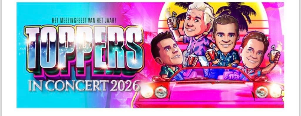 2 kaarten toppers 19 juni, Tickets en Kaartjes, Twee personen, Juni, Levenslied