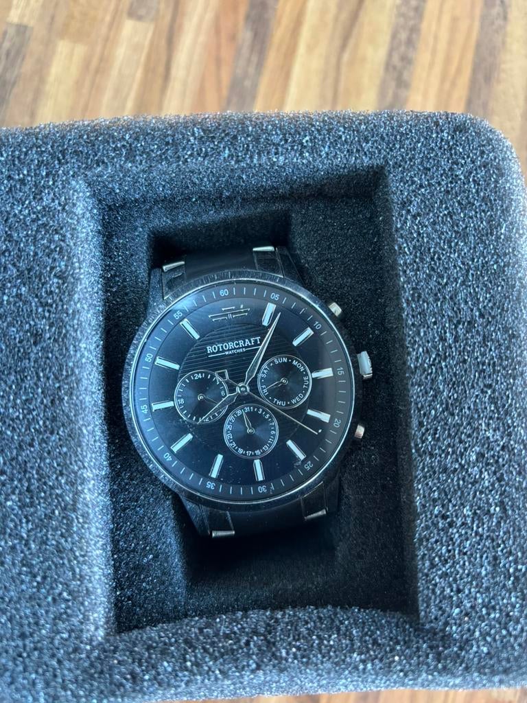 Rotorcraft RC1601 horloge, Sieraden, Tassen en Uiterlijk, Horloges | Heren, Zo goed als nieuw, Polshorloge, Overige merken, Staal