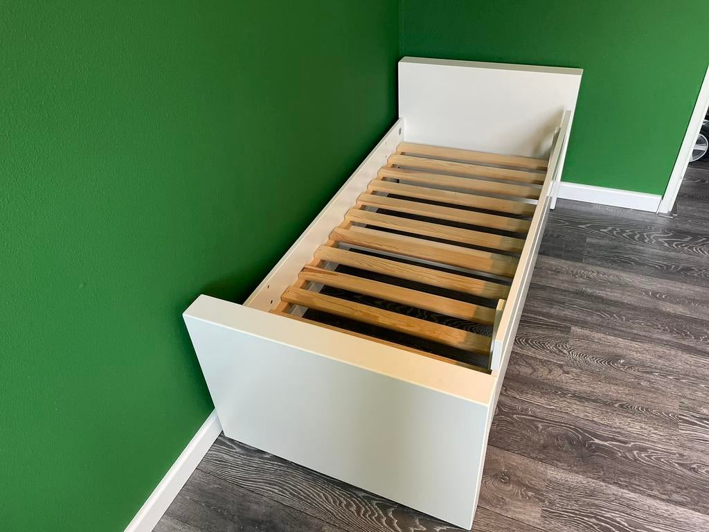 Kidsmill peuterbed 70 x 150 cm, 70 tot 85 cm, 140 tot 160 cm, Zo goed als nieuw, Ophalen