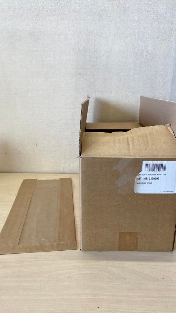 Papieren venster zakken, Ophalen of Verzenden, Nieuw