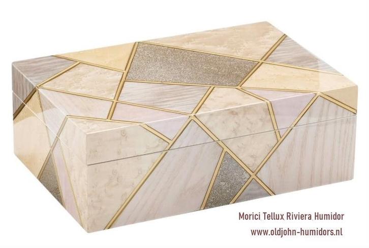 MORICI  TELLUX RIVIERA DIGITALE HUMIDOR – 20-30 SIGAREN h66, Verzamelen, Rookartikelen, Aanstekers en Luciferdoosjes, Nieuw, Tabaksdoos of Verpakking