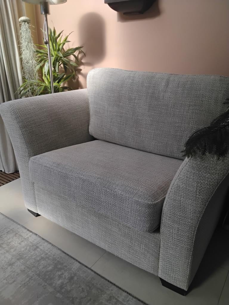 Loveseat 1.5 zits fauteuil, Ophalen, Zo goed als nieuw, 75 tot 100 cm