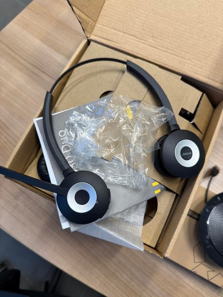 Jabra Evolve 20 MS Stereo Headset en Jabra Speak 510 Speaker, Audio, Tv en Foto, Koptelefoons, Overige merken, Ophalen of Verzenden