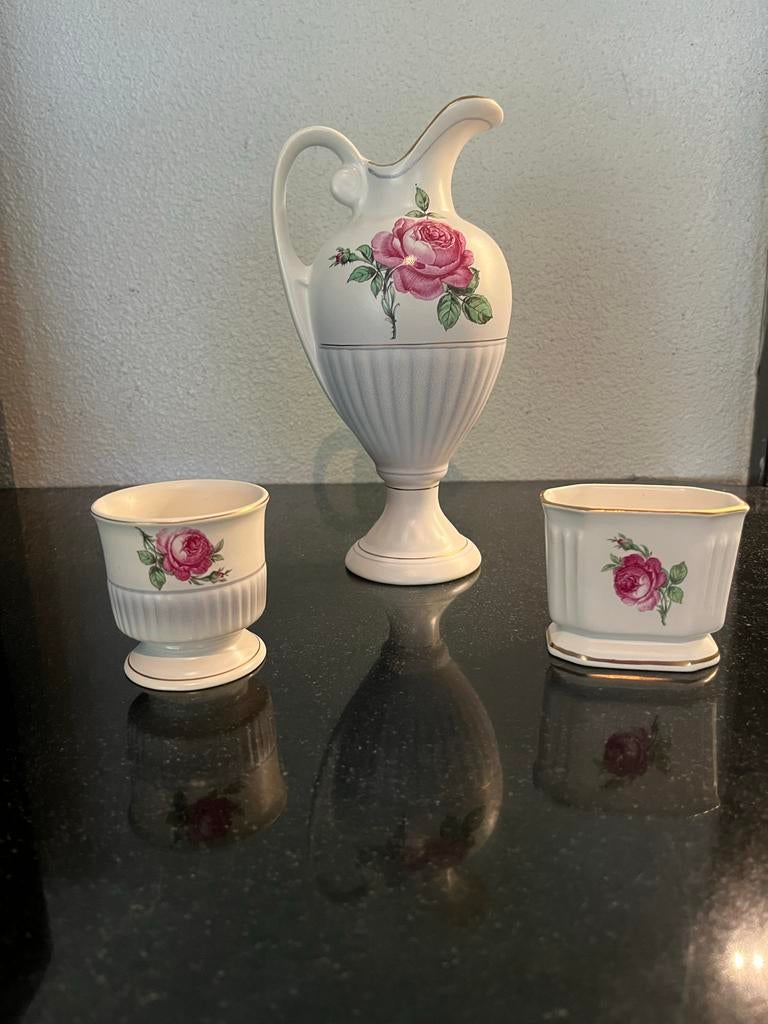 Flora Gouda Holland Carmen vaas en potjes, Ophalen of Verzenden