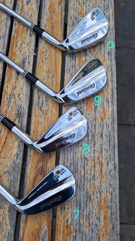 Cleveland 588 MB/CB Combi IJzerset (3-PW) - True Temper S300, Sport en Fitness, Golf, Ophalen of Verzenden, Set