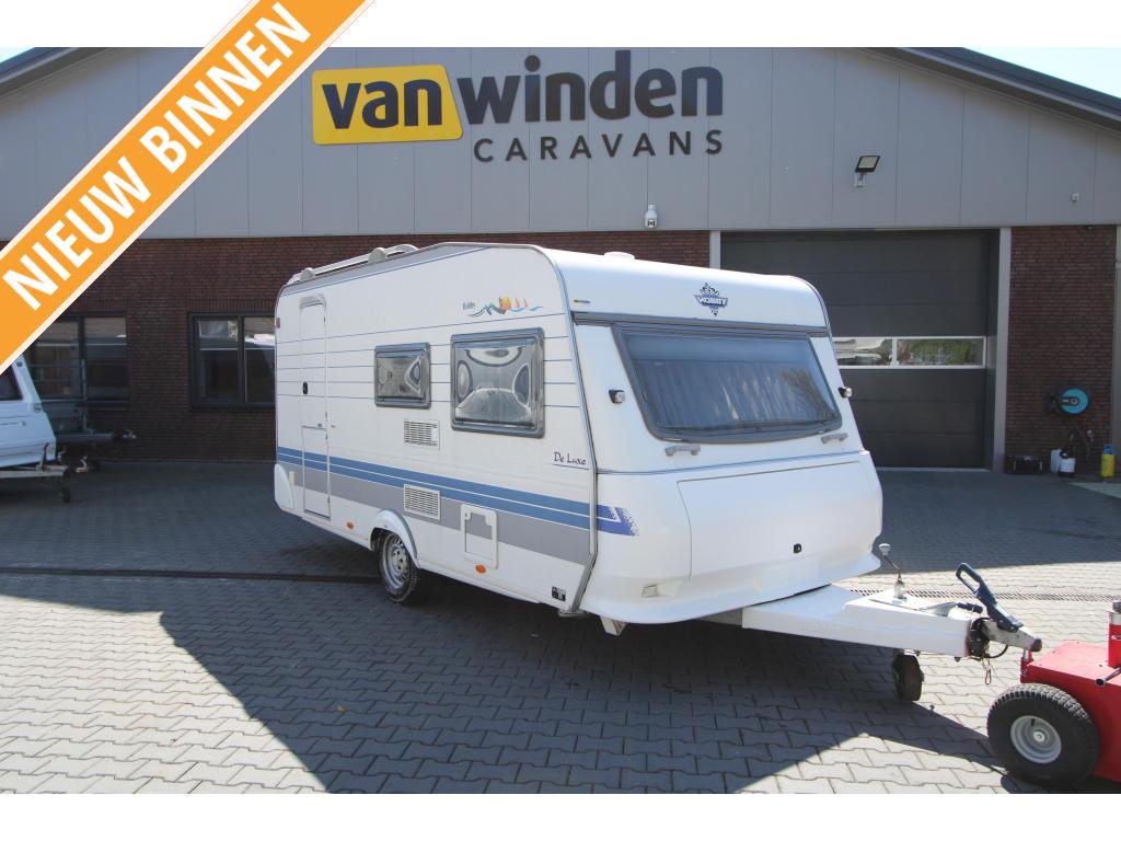 Hobby De luxe Easy 440 SF Voortent-Fietsenrek-2001, Caravans en Kamperen, Hobby, Bedrijf, 750 - 1000 kg, Ringverwarming