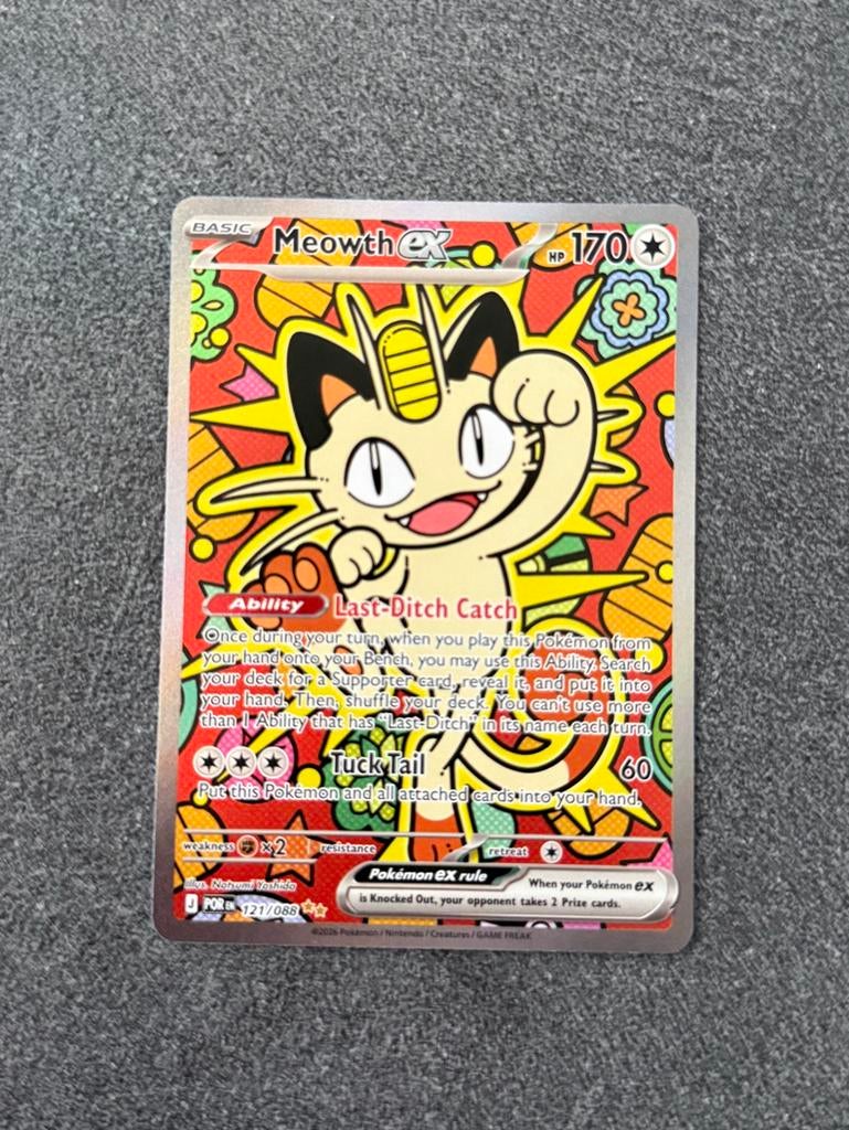 Meowth 122/088 Pokémon kaart, Ophalen of Verzenden, Nieuw, Losse kaart
