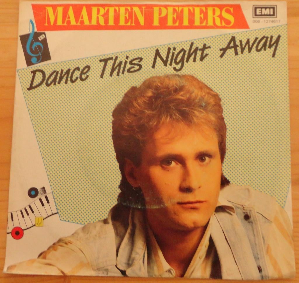 Maarten Peters > Dance this night away, Cd's en Dvd's, Vinyl Singles, Gebruikt, 7 inch, Single, Ophalen of Verzenden