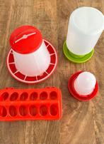 Voer en drinksilo voor kippen., Ophalen of Verzenden, Zo goed als nieuw, Drinken en Voederen
