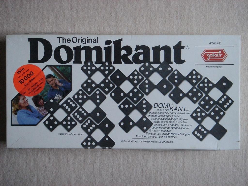 LEUK: Domikant, Hobby en Vrije tijd, Een of twee spelers, Ophalen of Verzenden, Gebruikt, Goliath