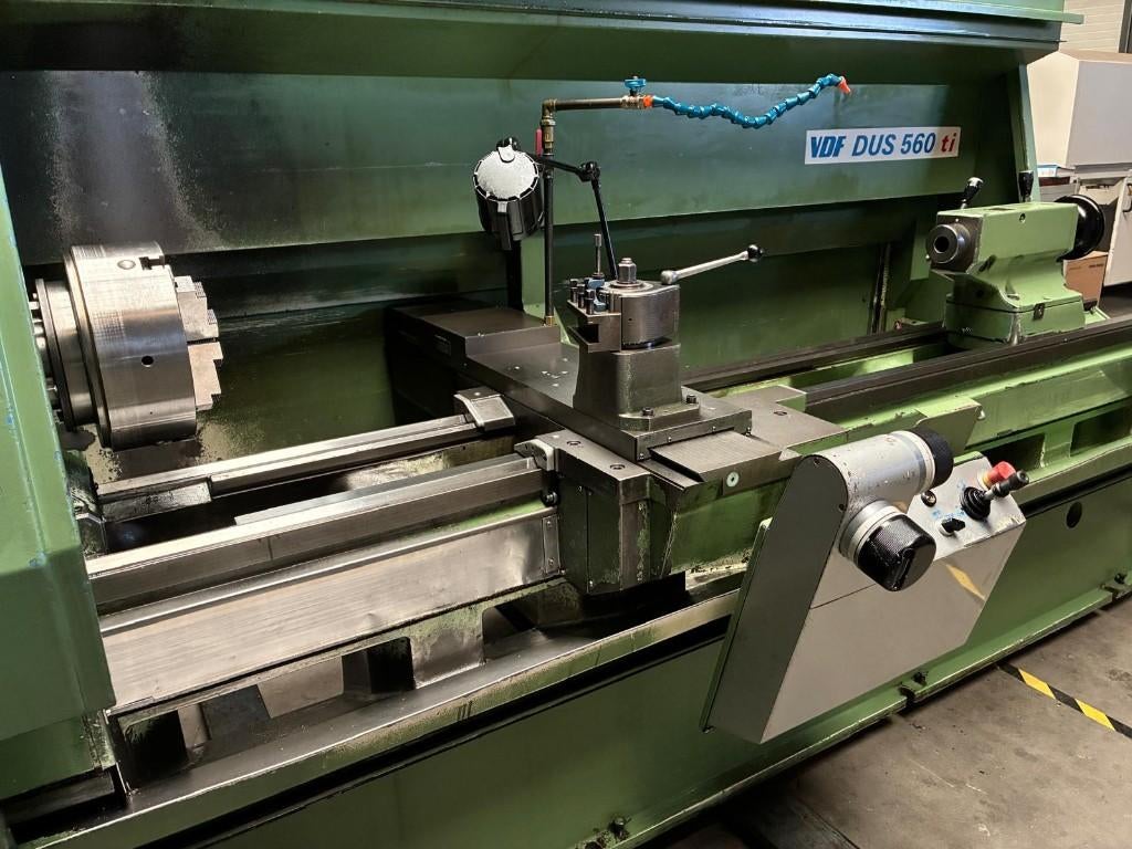 Teach-In Draaibank VDF BOEHRINGER DUS 560 Ti, Gebruikt, 1000 mm of meer, Ophalen of Verzenden, Metaaldraaibank