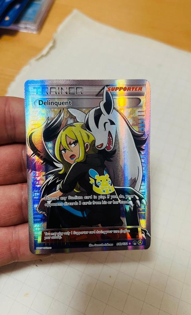 Delinquent 98b/122 Holo BREAKpoint Pokemon, Verzenden, Zo goed als nieuw, Losse kaart, Foil