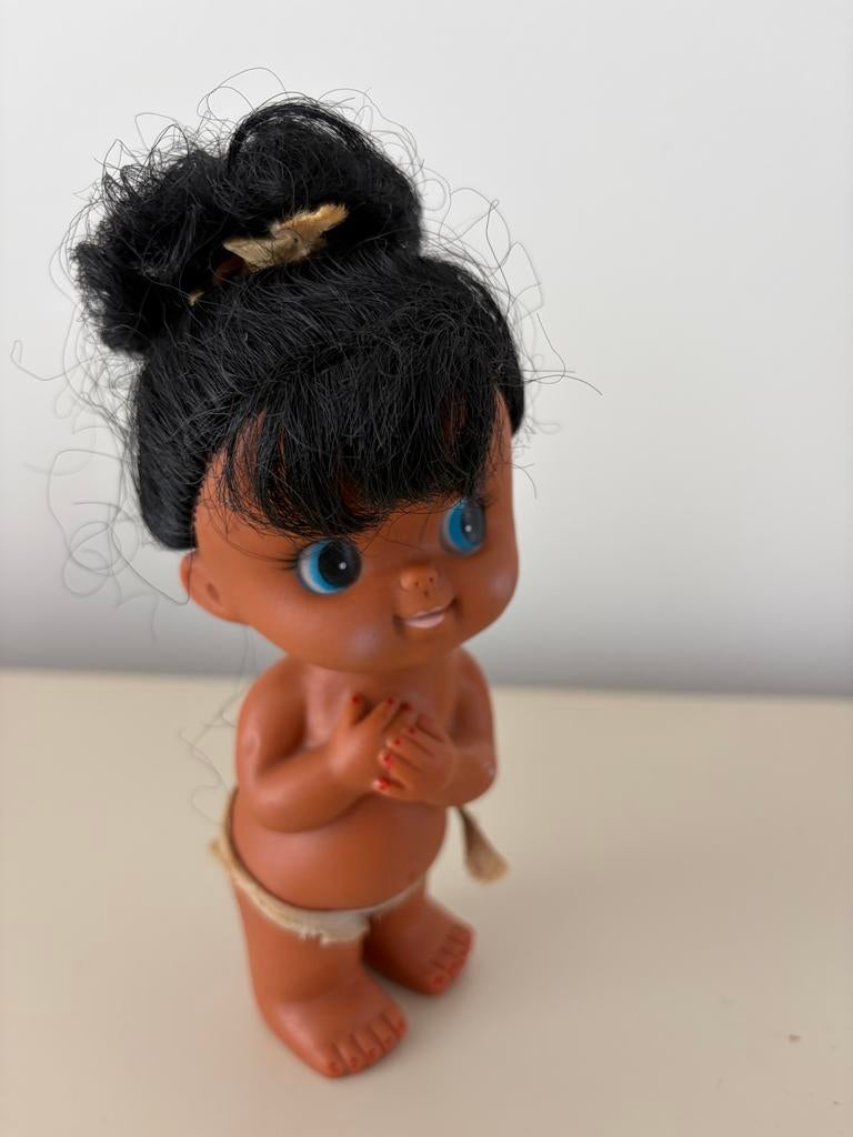 Vintage Hawaii popje Hong Kong, Ophalen of Verzenden, Gebruikt, Overige typen