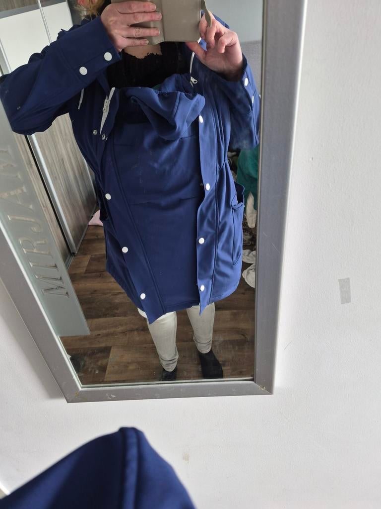 Zwangerschapsjas. Voor zomer, Kleding | Dames, Positiekleding, Ophalen of Verzenden, Zo goed als nieuw, Maat 38/40 (M), Blauw