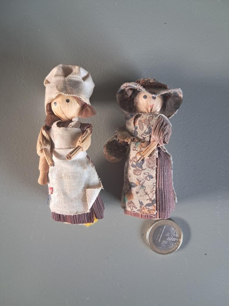 Corn husk poppenhuis popjes, Verzamelen, Ophalen of Verzenden