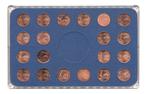 1 Eurocent-set 16 landen diverse jaren (20 stuks)