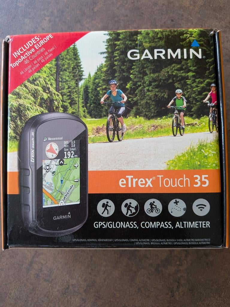 Garmin Etrex Touch 35 GPS met Cursusboek, Ophalen of Verzenden
