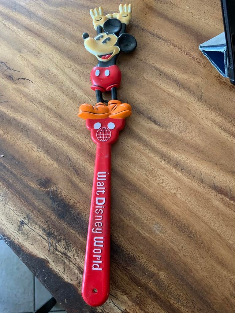 Mickey Mouse rugkrabber Walt Disney World, Ophalen, Mickey Mouse, Gebruikt, Overige typen