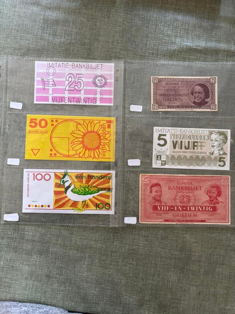 Schoolgeld en imitatie bankbiljetten, Ophalen of Verzenden, Overige typen