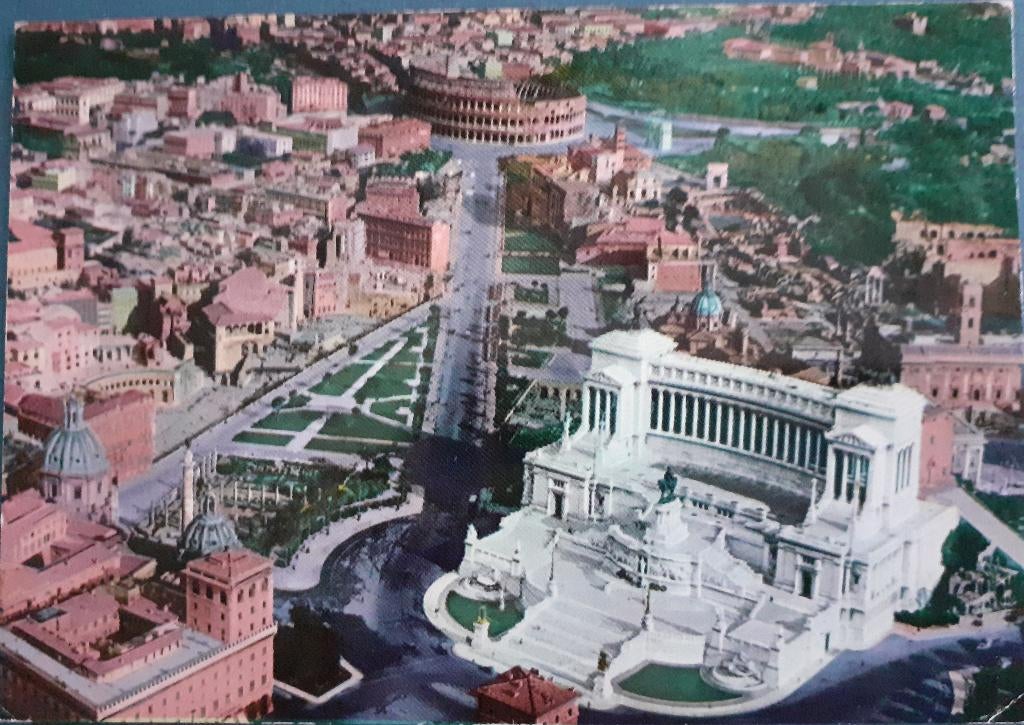 Ansichtkaart Italie Rome, Verzamelen, Ophalen of Verzenden, 1960 tot 1980, Gelopen, Italië