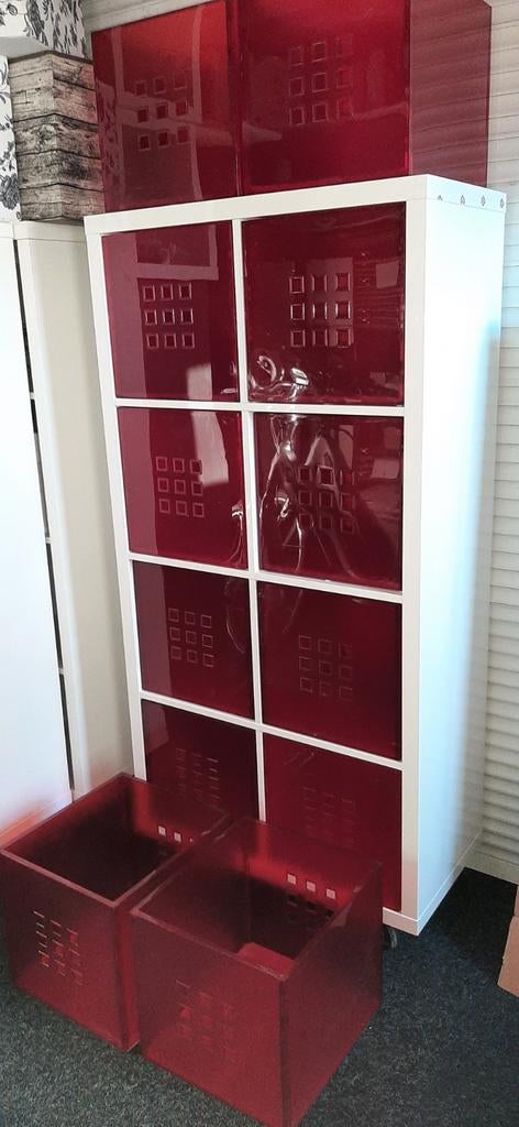 12  lekman bakken voor ikea kallax Vakkenkast, Huis en Inrichting, Ophalen, Zo goed als nieuw