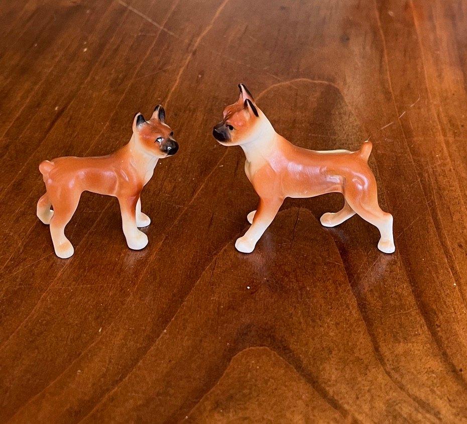 Porseleinen hondjes beeldjes, Ophalen of Verzenden, Zo goed als nieuw, Dier