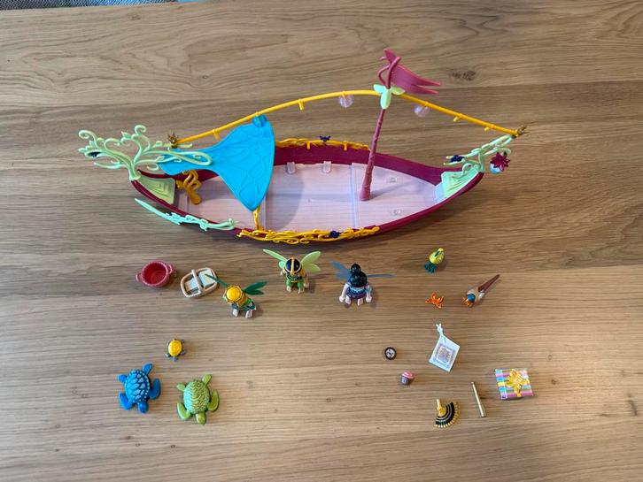 Playmobil Feeënboot - met accessoires!, Kinderen en Baby's, Speelgoed | Playmobil, Gebruikt, Complete set, Ophalen of Verzenden
