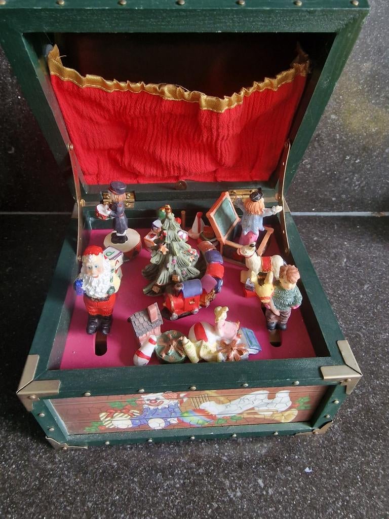 Vintage muziekdoos, Ophalen