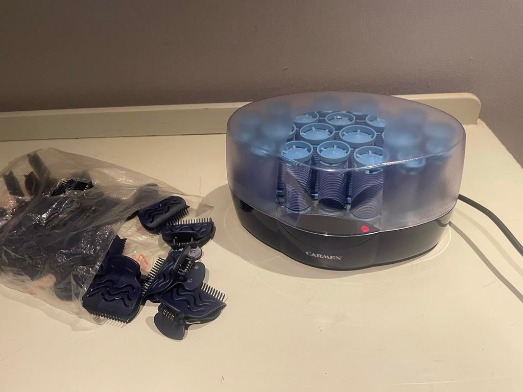 Carmen krulset met clips, Ophalen of Verzenden, Gebruikt, Haarverzorging