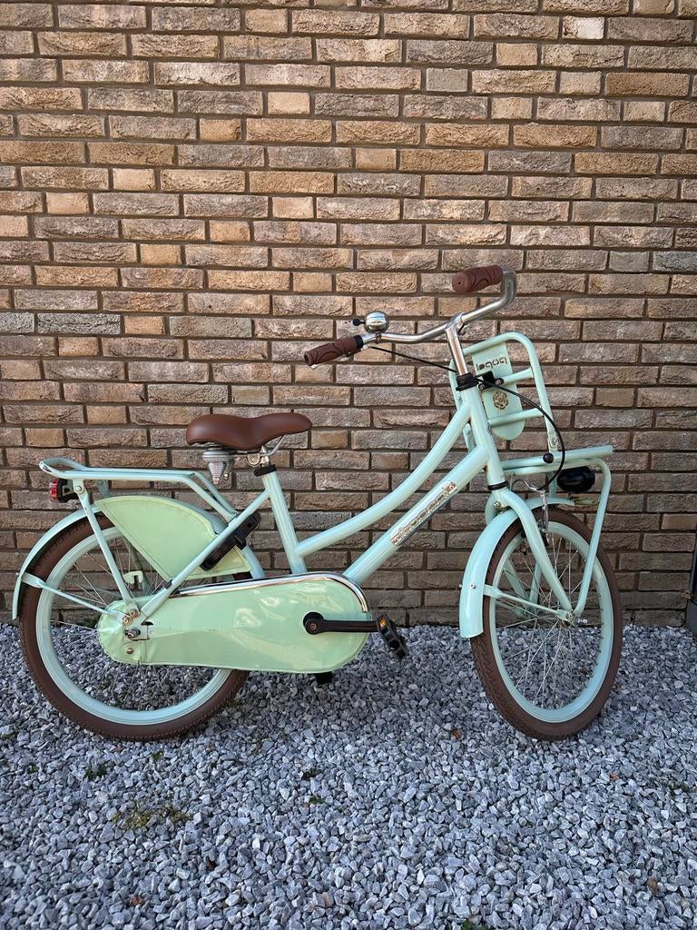 Popal meisjesfiets 20 inch - Groen met ringslot, Ophalen, Gebruikt, 20 inch, Handrem