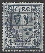 Ierland 1922/1924 - Yvert 46 - Wapenschilden - 4 p. (ST), Verzenden, Gestempeld