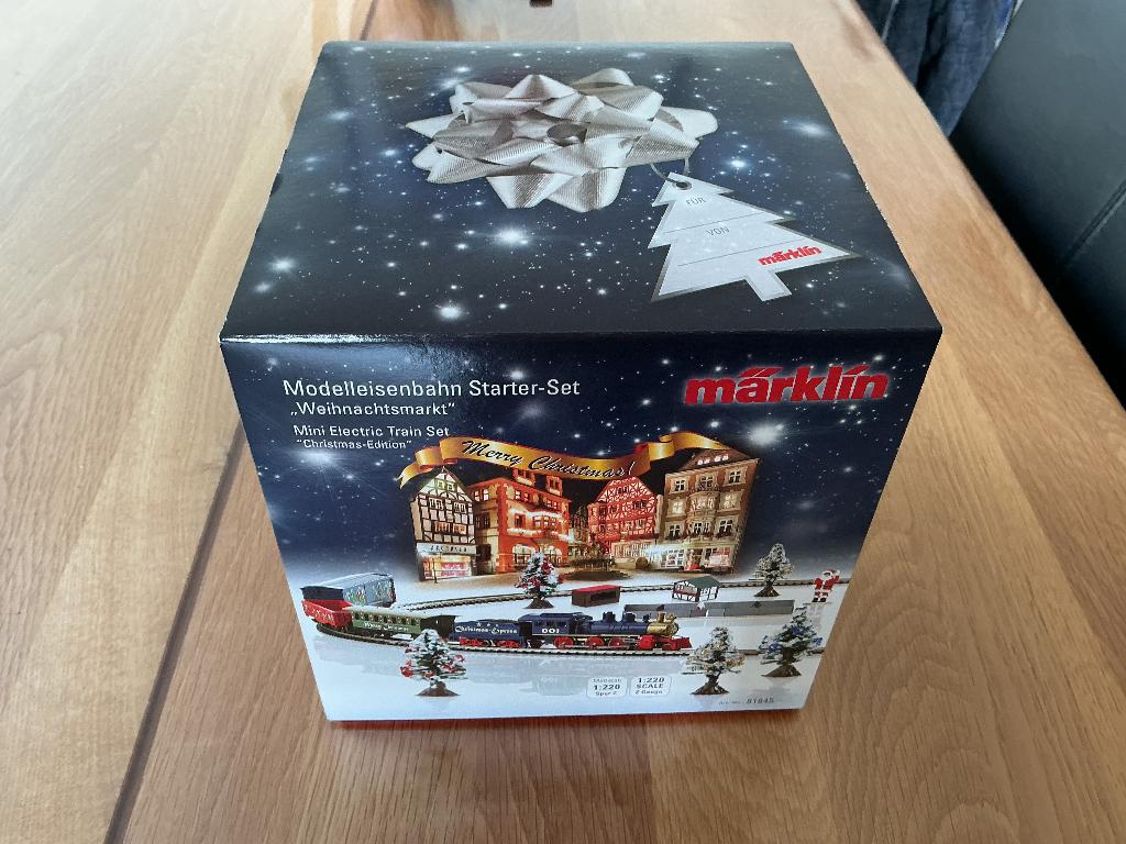 Marklin Miniclub Spoor Z Kerstmarkt Set 81845, Hobby en Vrije tijd, Wisselstroom, Treinset, Ophalen of Verzenden, Zo goed als nieuw