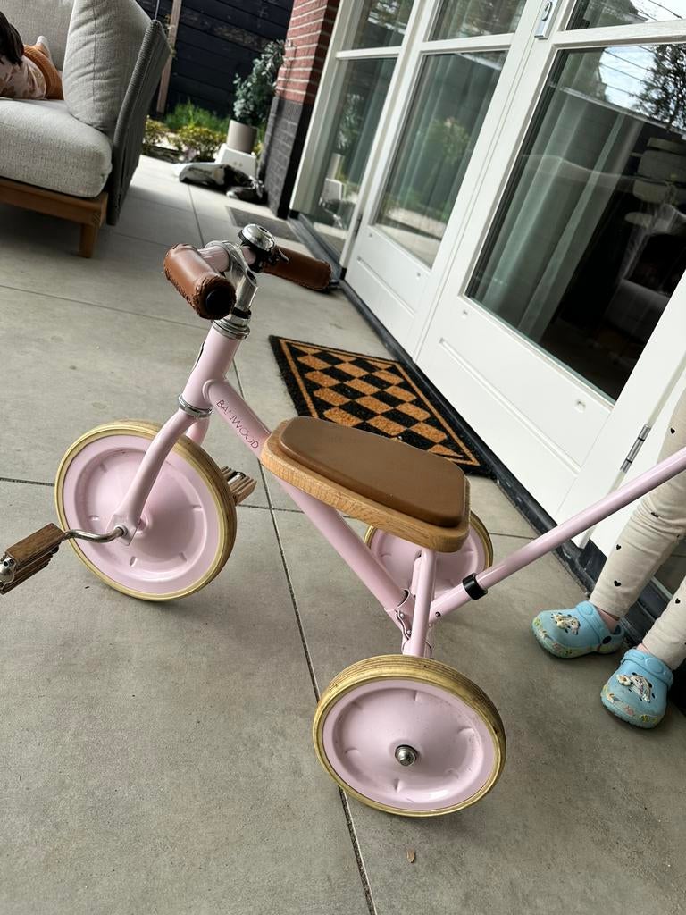 Banwood driewieler, Ophalen, Duwstang