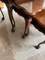 Vintage Queen Ann Bijzettafeltjes Set van 3, Ophalen, Minder dan 45 cm, Minder dan 55 cm, Zo goed als nieuw