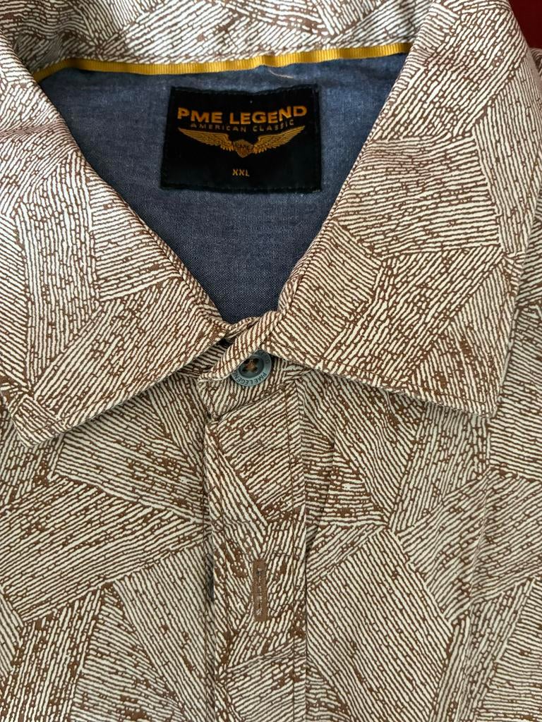 PME Legend overhemd XXL - Stijlvol en comfortabel, Ophalen of Verzenden, Zo goed als nieuw, Bruin, Overhemd
