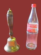 31cm hoge vintage authentieke schoolbel., Ophalen, Koper