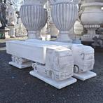 Vrachtwagen, tractor met kar, trein als betonnen tuinbeeld, Tuin en Terras, Tuinbeelden, Ophalen, Nieuw, Beton, Overige typen