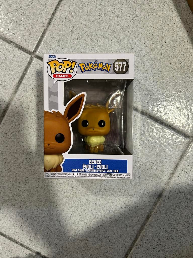 Pokemon Funko Pop Eevee nr. 577, Kinderen en Baby's, Speelgoed | Actiefiguren, Ophalen of Verzenden, Zo goed als nieuw