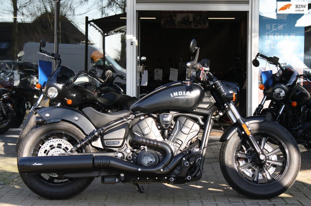 Indian Chopper 76 Scout Bobber Limited +Tech , 24 Maanden Ga, Traction Control, Bedrijf, Meer dan 35 kW, Info@polaris.com