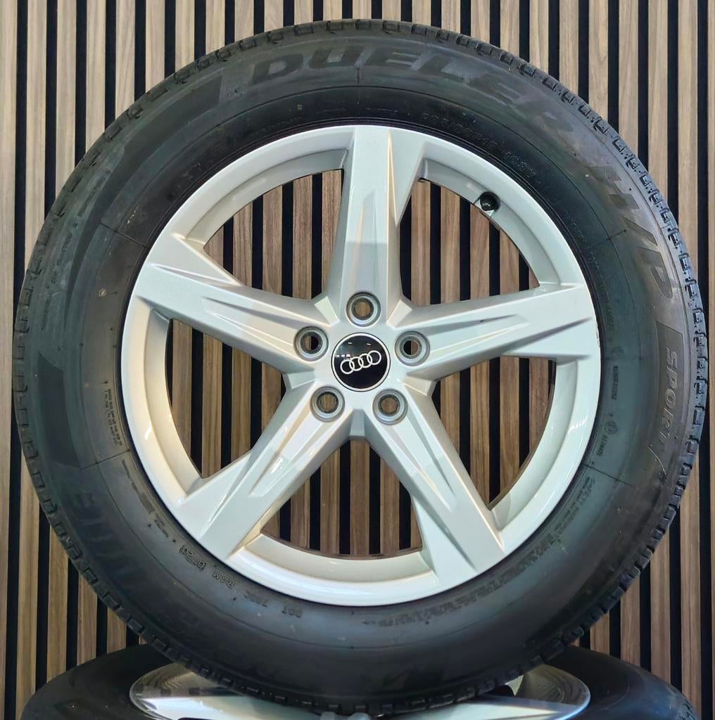 Nette 18" Orig AUDI Sport Q5 SQ5 Velge+GOEDE Banden 5x112, Ophalen, Gebruikt, Banden en Velgen, Audi