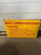 Emaille tekstbord, Antiek en Kunst, Antiek | Emaille, Ophalen