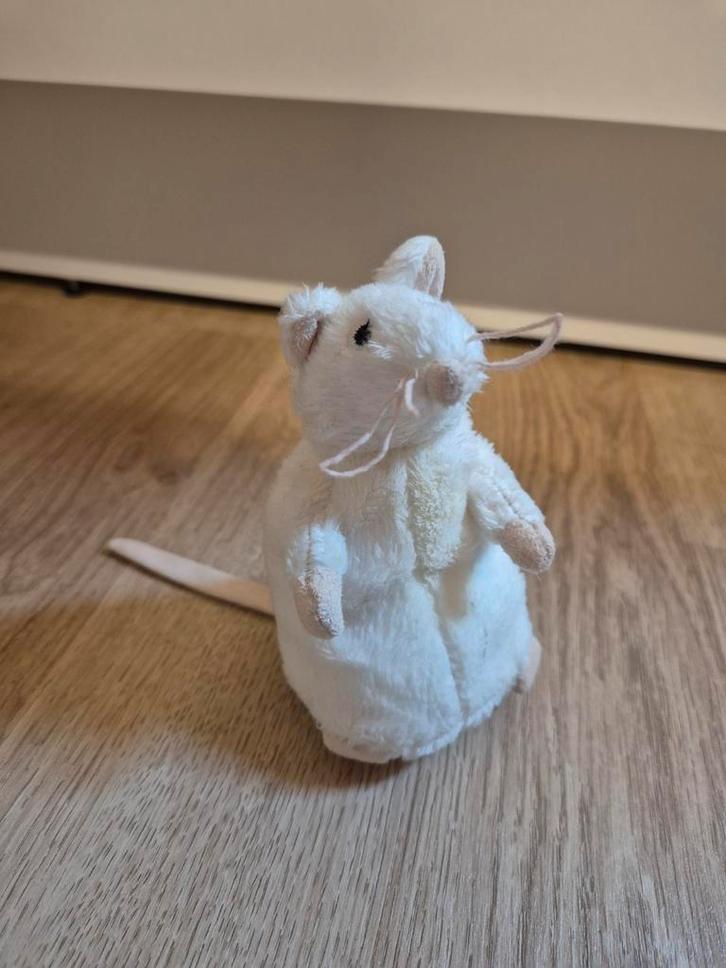IKEA witte muis knuffeltje gosig mus, Kinderen en Baby's, Speelgoed | Knuffels en Pluche, Overige typen, Ophalen of Verzenden