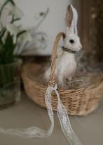 Haas pasen spuncotton wattenpopje paasei oud, Ophalen of Verzenden