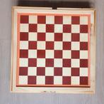 Houten spellen doos met diverse bordspellen, Hobby en Vrije tijd, Gezelschapsspellen | Bordspellen, Vijf spelers of meer, Ophalen of Verzenden