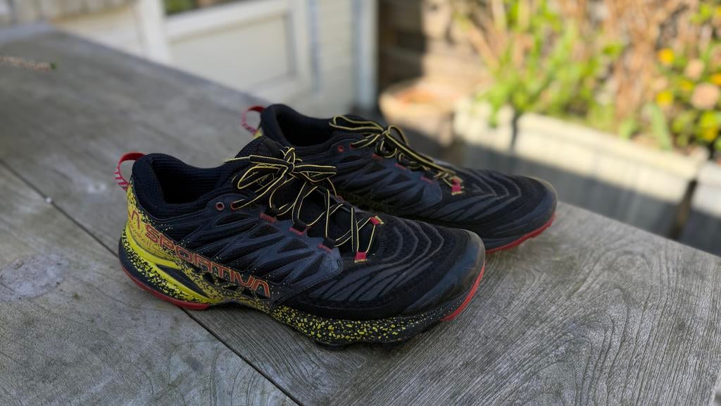 La Sportiva Akasha 2 trailrunschoenen - maat 46, Overige merken, Gebruikt, Hardloopschoenen, Ophalen of Verzenden