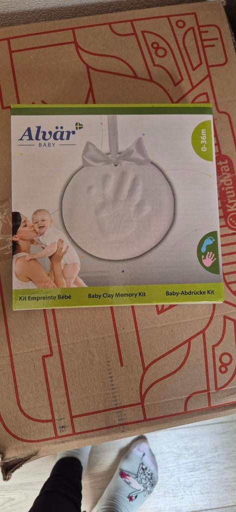 Alvar memmory kit gips afdruk 0-36 maand nieuw, Ophalen of Verzenden, Nieuw