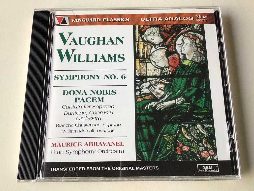 Vaughan Williams symphony ho.6 Dona Nobis Pacem / Abravanel, Ophalen of Verzenden, Romantiek, Zo goed als nieuw, Orkest of Ballet