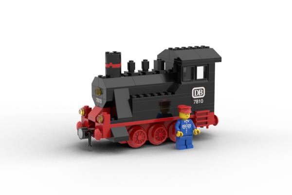 LEGO 7810 - Push-Along Steam Engine - in zeer goede staat, Overige thema's, Lego, Ophalen of Verzenden, Zo goed als nieuw